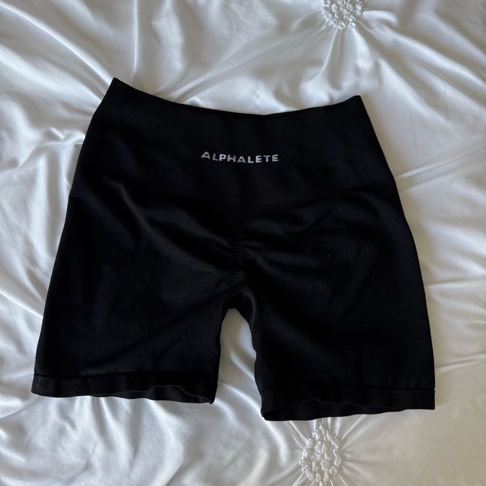 Alphalete Black Amplify Shorts